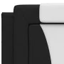 Cabecero de cama acolchado cuero sintético negro blanco 200 cm de , Cabeceros y pies de cama - Ref: Foro24-374819, Precio: 64...