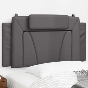 Gray synthetic leather padded bed headboard 100 cm by , Headboards and footboards - Ref: Foro24-374777, Price: 48,30 €, Disco...