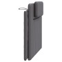 Cabecero de cama acolchado cuero sintético gris 100 cm de , Cabeceros y pies de cama - Ref: Foro24-374777, Precio: 49,22 €, D...