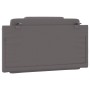 Cabecero de cama acolchado cuero sintético gris 100 cm de , Cabeceros y pies de cama - Ref: Foro24-374777, Precio: 49,22 €, D...