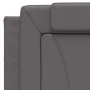 Cabecero de cama acolchado cuero sintético gris 100 cm de , Cabeceros y pies de cama - Ref: Foro24-374777, Precio: 48,30 €, D...