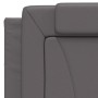 Cabecero de cama acolchado cuero sintético gris 100 cm de , Cabeceros y pies de cama - Ref: Foro24-374777, Precio: 49,22 €, D...