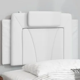 Cabecero de cama acolchado cuero sintético blanco 80 cm de , Cabeceros y pies de cama - Ref: Foro24-374761, Precio: 27,03 €, ...