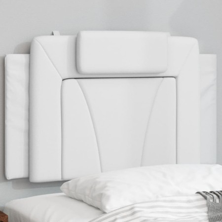 Cabecero de cama acolchado cuero sintético blanco 80 cm de , Cabeceros y pies de cama - Ref: Foro24-374761, Precio: 30,47 €, ...