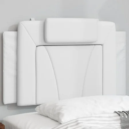 Weißes gepolstertes Bettkopfteil aus Kunstleder, 80 cm von , Kopf- und Fußteile - Ref: Foro24-374761, Preis: 27,03 €, Rabatt: %