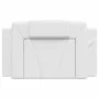 Weißes gepolstertes Bettkopfteil aus Kunstleder, 80 cm von , Kopf- und Fußteile - Ref: Foro24-374761, Preis: 27,03 €, Rabatt: %