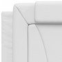 Cabecero de cama acolchado cuero sintético blanco 80 cm de , Cabeceros y pies de cama - Ref: Foro24-374761, Precio: 30,47 €, ...