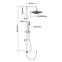 SCHÜTTE Cabezal de ducha dual TOKYO cuadrado de SCHÜTTE, Cabezales de ducha - Ref: Foro24-425812, Precio: 73,28 €, Descuento: %