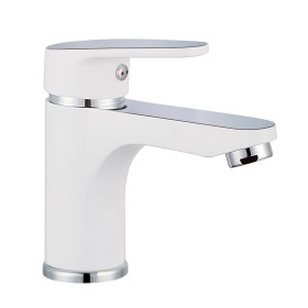 SCHÜTTE Grifo mezclador de lavabo ALASKA blanco y cromado de SCHÜTTE, Grifos - Ref: Foro24-425797, Precio: 77,45 €, Descuento: %