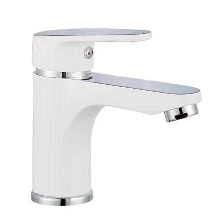 SCHÜTTE Grifo mezclador de lavabo ALASKA blanco y cromado de SCHÜTTE, Grifos - Ref: Foro24-425797, Precio: 77,45 €, Descuento: %