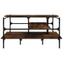 Mesa de centro madera ingeniería roble ahumado 100x100x48,5 cm de , Mesas de centro - Ref: Foro24-842313, Precio: 78,19 €, De...