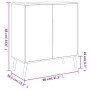 Finori Aparador Lusk 01A roble Sonoma 80x38,5x88 cm de , Aparadores - Ref: Foro24-377413, Precio: 207,45 €, Descuento: %