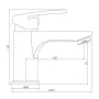 SCHÜTTE Grifo mezclador de lavabo ALASKA blanco y cromado de SCHÜTTE, Grifos - Ref: Foro24-425797, Precio: 77,45 €, Descuento: %