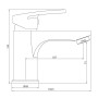 SCHÜTTE Grifo mezclador de lavabo ALASKA blanco y cromado de SCHÜTTE, Grifos - Ref: Foro24-425797, Precio: 77,45 €, Descuento: %