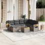 Set de sofás de jardín 8 pzas y cojines ratán sintético gris de , Conjuntos de jardín - Ref: Foro24-3265554, Precio: 470,10 €...