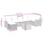 Set de sofás de jardín 8 pzas y cojines ratán sintético gris de , Conjuntos de jardín - Ref: Foro24-3265540, Precio: 470,10 €...