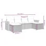 Set de muebles de jardín 6 pzas y cojines ratán sintético gris de , Conjuntos de jardín - Ref: Foro24-3265561, Precio: 353,76...