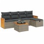 Set de muebles de jardín 6 pzas y cojines ratán sintético gris de , Conjuntos de jardín - Ref: Foro24-3265729, Precio: 331,82...