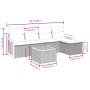 Set de muebles de jardín 6 pzas y cojines ratán sintético gris de , Conjuntos de jardín - Ref: Foro24-3265729, Precio: 331,82...