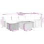 Set sofás de jardín 7 piezas y cojines ratán sintético beige de , Conjuntos de jardín - Ref: Foro24-3265741, Precio: 435,62 €...