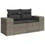 Juego de sofás jardín con cojines 5 pzas ratán sintético gris de , Sofás modulares de exterior - Ref: Foro24-3222289, Precio:...