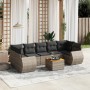 Set de sofás de jardín 8 pzas y cojines ratán sintético gris de , Conjuntos de jardín - Ref: Foro24-3224919, Precio: 507,45 €...