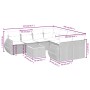 Set de muebles de jardín 9 pzas y cojines ratán sintético gris de , Conjuntos de jardín - Ref: Foro24-3224933, Precio: 553,89...