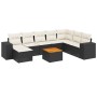 Set de sofás de jardín 8 piezas y cojines ratán sintético negro de , Conjuntos de jardín - Ref: Foro24-3225580, Precio: 484,9...