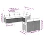Set sofás de jardín 7 piezas y cojines ratán sintético beige de , Conjuntos de jardín - Ref: Foro24-3227823, Precio: 469,81 €...