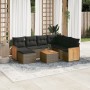 Set de sofás de jardín 8 pzas y cojines ratán sintético gris de , Conjuntos de jardín - Ref: Foro24-3227894, Precio: 457,90 €...