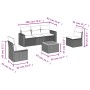 Set de muebles de jardín 6 pzas y cojines ratán sintético gris de , Conjuntos de jardín - Ref: Foro24-3256396, Precio: 342,45...