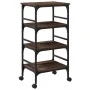 Carrito de cocina madera ingeniería marrón roble 45x35x89,5 cm de , Carros de cocina y comedor - Ref: Foro24-842330, Precio: ...