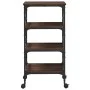 Carrito de cocina madera ingeniería marrón roble 45x35x89,5 cm de , Carros de cocina y comedor - Ref: Foro24-842330, Precio: ...