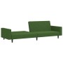 Sofá cama de 2 plazas terciopelo verde oscuro de , Sofás - Ref: Foro24-375939, Precio: 267,11 €, Descuento: %