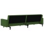 Sofá cama de 2 plazas terciopelo verde oscuro de , Sofás - Ref: Foro24-375939, Precio: 267,11 €, Descuento: %