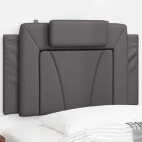 Cabecero de cama acolchado cuero sintético gris 80 cm de , Cabeceros y pies de cama - Ref: Foro24-374763, Precio: 33,35 €, De...