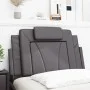 Cabecero de cama acolchado cuero sintético gris 80 cm de , Cabeceros y pies de cama - Ref: Foro24-374763, Precio: 33,35 €, De...