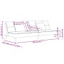 Sofá cama de 2 plazas con dos almohadas terciopelo verde oscuro de , Sofás - Ref: Foro24-375809, Precio: 248,75 €, Descuento: %