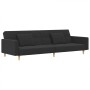 Sofá cama de 2 plazas con dos almohadas tela gris oscuro de , Sofás - Ref: Foro24-375800, Precio: 261,26 €, Descuento: %