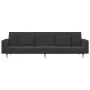 Sofá cama de 2 plazas con dos almohadas tela gris oscuro de , Sofás - Ref: Foro24-375800, Precio: 276,51 €, Descuento: %