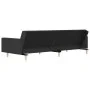 Sofá cama de 2 plazas con dos almohadas tela gris oscuro de , Sofás - Ref: Foro24-375800, Precio: 276,51 €, Descuento: %
