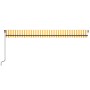 Toldo retráctil manual con luz LED amarillo y blanco 600x350 m de , Toldos - Ref: Foro24-3069243, Precio: 573,81 €, Descuento: %