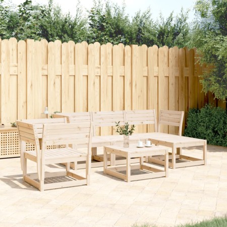 Juego de sofás de jardín 5 piezas madera maciza de pino de , Conjuntos de jardín - Ref: Foro24-3216915, Precio: 359,19 €, Des...
