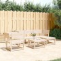 Juego de sofás de jardín 5 piezas madera maciza de pino de , Conjuntos de jardín - Ref: Foro24-3216915, Precio: 359,19 €, Des...