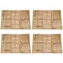 Baldosas de porche 24 unidades madera marrón 50x50 cm de , Suelos y moquetas - Ref: Foro24-276436, Precio: 251,35 €, Descuent...