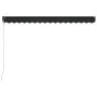 Toldo retráctil manual gris antracita 450x300 cm de , Toldos - Ref: Foro24-3051240, Precio: 338,01 €, Descuento: %