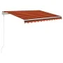 Automatische Markise LED-Windsensor Orangebraun 300x250 cm von , Markisen - Ref: Foro24-3068875, Preis: 469,38 €, Rabatt: %