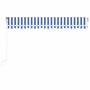 Toldo automático LED sensor de viento azul y blanco 400x350 cm de , Toldos - Ref: Foro24-3068991, Precio: 593,71 €, Descuento: %