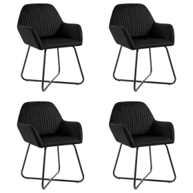 Dining chairs 4 units black velvet by vidaXL, dining chairs - Ref: Foro24-277011, Price: 355,74 €, Discount: %