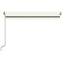 Toldo retráctil manual crema 450x300 cm de , Toldos - Ref: Foro24-3069117, Precio: 386,91 €, Descuento: %